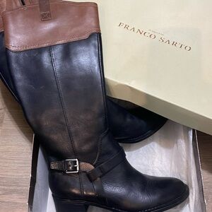 Black and Tan leather boots
